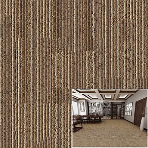 [Hot Item] Luxury PP Office Commercial Stitched Floor Carpet OEM Square Carpet Tiles