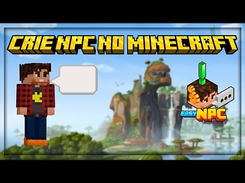 COMO CRIAR NPCs NO SEU MINECRAFT - EASY NPC