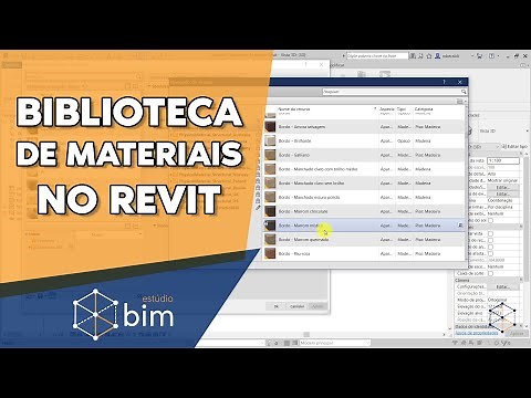 Como criar uma Biblioteca de Materiais no Revit? Tutorial #03