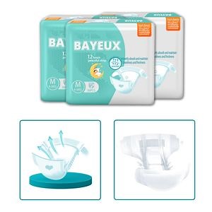 [Hot Item] Factory High Quality Disposable Big Waist Disposable Baby Diaper