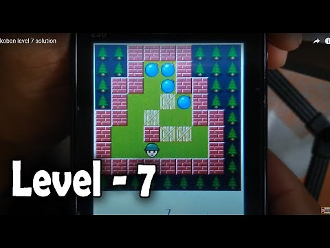 sokoban level 7 solution