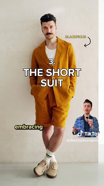 Here are four controversial but brave men’s styles to try out this spring 2024. 😎 - 1. Jorts by Folk and @Kotn 2. Sandals by Vinny’s and @Grenson_shoes 3. Short Suits by @COS and BlackFicus 4. Culottles by Cos and @Naked & Famous Denim - #mensfashion #mensstyle #mensspringfashion #mensfashiontips #spring2024