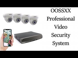 OOSSXX Professional Camera Security System