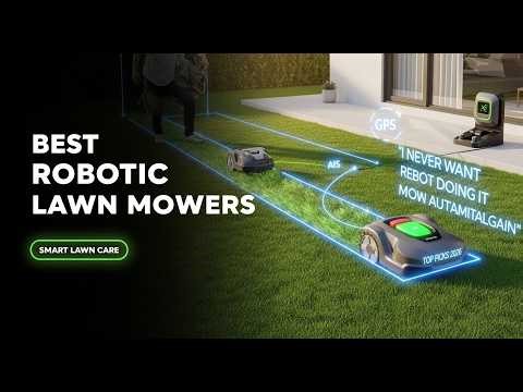 TOP 5 Best Robotic Lawn Mowers 2026 | Robotic lawn mower for large lawns