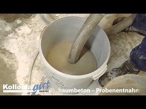 GERTEC: Schaumbeton mineralischer Dämmstoff Betonage Schaummörtel