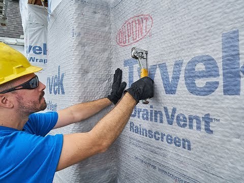 Rainscreen Protection with DuPont™ Tyvek® DrainVent™