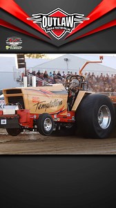 "Big Temptation" With an awesome pass Saturday night at The Pullers Championship 2025!! #outlawpulling #thepullerschampionship | Outlaw Truck & Tractor Pulling Association