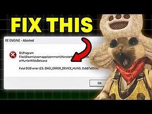 How to EASILY Fix Monster Hunter Wilds: Fatal D3D Error (NEW 2025 Guide)