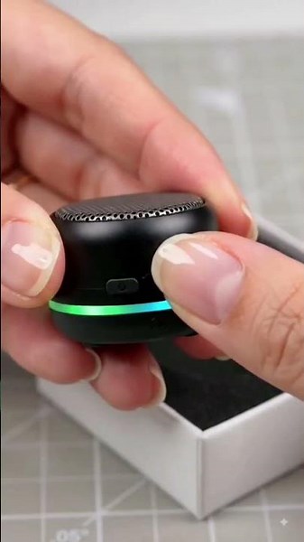 The Most Satisfying Mini Bluetooth Speaker Unboxing! 🔊Tiny Speaker with LED Power Bank &MP3 #shorts