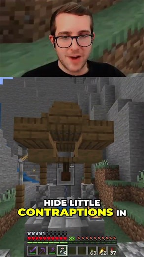 I built a WISHING WELL with A SECRET in #minecraft!