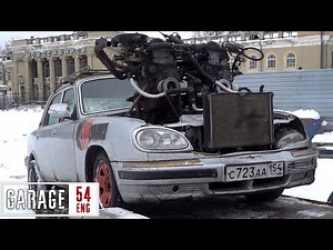 Self-made V12: first startup and drive