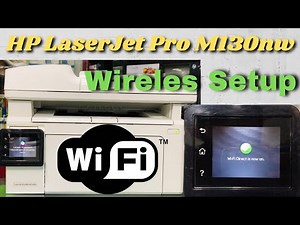 How to connect laserjet pro mfp m130nw to phone I direct wifi setup I Easy to Use😍