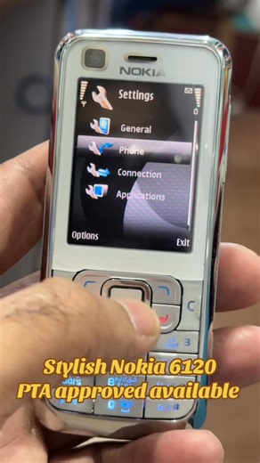 68K views · 1.8K reactions | Nokia 6120 now available in stock. For order WhatsApp 03014441389 03287110004 03701481448 #AONE #Nokia #keypad #QualityCare #PTA #availablenow | A-One Mobiles | Facebook