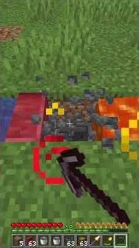 How to make a instant cobblestone farm #minecraft #minecrafttutorial #minecraftshorts #gaming