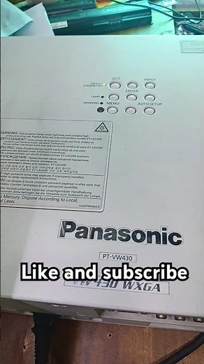 Panasonic pt-vw430 | line on display | repair | replace new lcd panel | projector service center