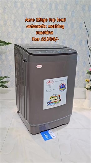 Aero 12kg Automatic top louder washing machine KES:21,000/- ✔️ 1 year FEATURES * Automatic washing machine * Capacity: 12kg * Top louder * Delay start * Auto Tub clean * AI technology #aero #washingmachine #fyp #everyone #kenyansindiaspora🇰🇪🇰🇪