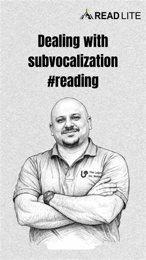 You Read With a Voice in Your Mind?| Dealing with subvocalization #reading #readlite