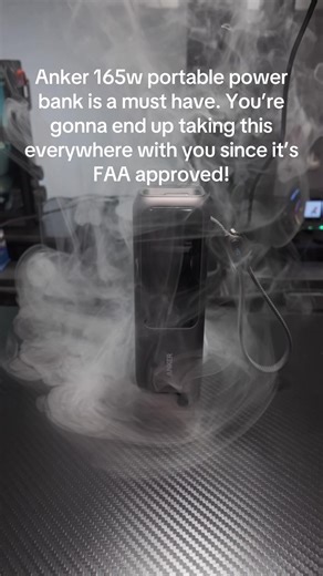 Anker portable laptop charger.