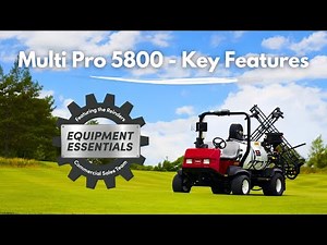 Toro MP5800 Key Features | Equipment Essentials | Episode 1