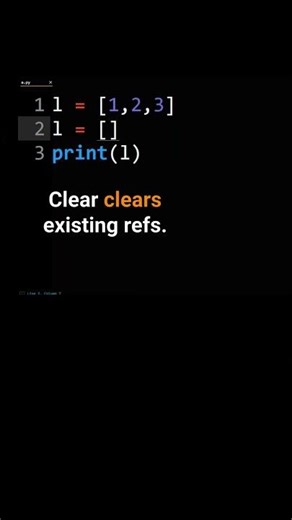 What Is The Difference Between List Clear And A New Empty List