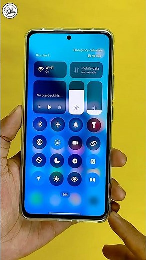 UNLOCK FITUR HYPEROS REDMI NOTE 13 - CONTROL CENTER TRANSPARAN BLUR & REFRESH RATE 90HZ!