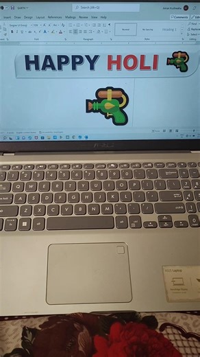 HAPPY HOLI ❤️ MS Word Symbol Shortcut Key #shorts #holi #computer #asmr