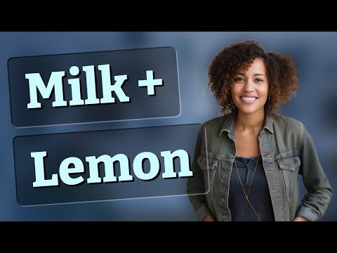 What Chemical Reaction Occurs When Milk Meets Lemon Juice?
