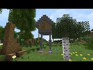 Minecraft 1.16.5 - Tree Felling mod (with Walking House)