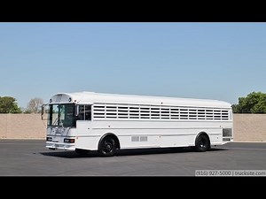 2000 Thomas Built Safe-T-Liner Prison Transport Bus