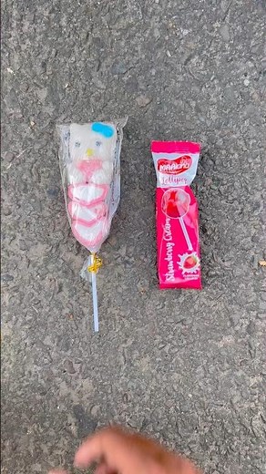 Marshmallow Pop & STRAWBERRY CREAM LOLLIPOP 🍭 #shorts #strawberry #lollipop