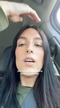 pov your septum breaks and gets stuck in your nose