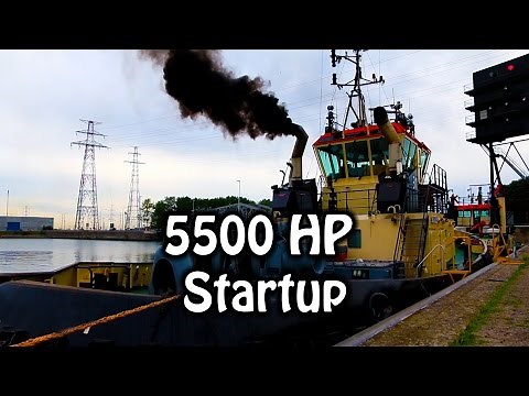 5500 HP Diesel Startup