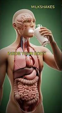 Milkshakes inside your Body #insideyourbody #humananatomy #bodyscience #medicalanimation #facts