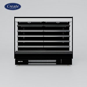 [Hot Item] High End Beautiful Flower Shop, Commercial Vertical Frozen Flower Shop, Refrigerated Display Cabinet