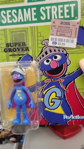 SESAME STREET SUPER GROVER FIGURE $9.99 - SUPER 7 COLLECTIBLES 14+ MUPPETS - GREAT GIFT IDEAS