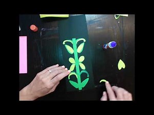 Wycinanki Paper Cut Flower Demo