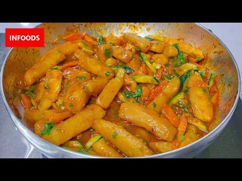One Pot Green Banana Stew Recipe | How to Cook Green Bananas | Infoods