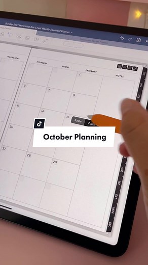 Digital Planning for Busy Moms in October