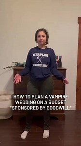 Vampire bride? 🧛‍♀️👰‍♀️ That’s one costume we don’t mind committing to! 🖤✨ | Goodwill Industries of Northwest NC