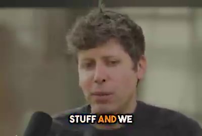 Sam Altman sees 3 outcomes: AI that does scientific research, AI that sharply speeds up company operations beyond coding, and a trusted personal agent that can use his tools, understand his life, act on his behalf, and suggest useful next steps.