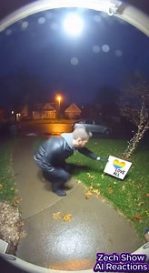 man caught stealing neighbors sign off the lawn | Zech Show