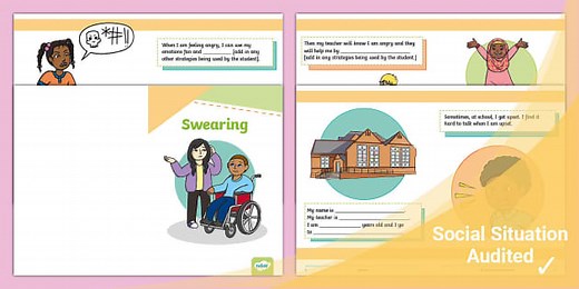 Swearing Social Situation Story