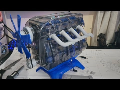 Building the Discovery Mindblown 4 Cylinder Model Engine Kit