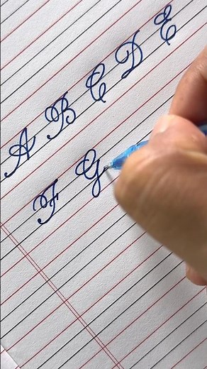 Cursive Writing A to Z for Beginners | Capital Letters Handwriting Practice