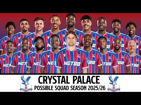 Crystal Palace Possible Squad Season 2025/26 | Crystal Palace Squad Current with Transfer Rumours