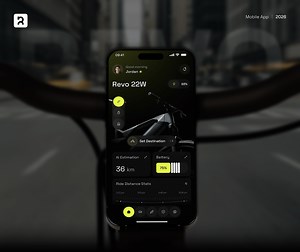 Revo - eBike Mobile App UI/UX Design |ThemeTags