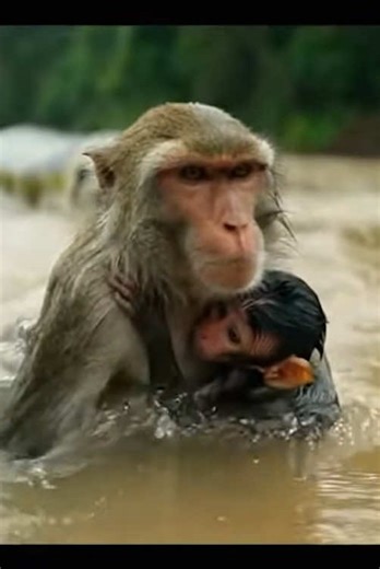 Newborn Baby Monkey's Adorable Life with Mom