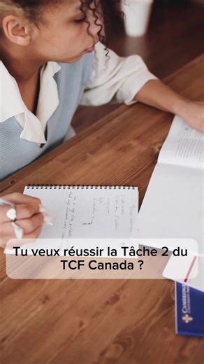 TCF Canada – La méthode exacte pour réussir la Tâche 2 ✍️🔥 Tu veux améliorer ta note en expression écrite au TCF Canada ? La différence entre un niveau B2 et C1 ne vient pas du vocabulaire compliqué… Elle vient de la structure. Dans cette vidéo, je t’explique : ✔ Comment organiser ton texte ✔ Comment développer tes arguments ✔ Comment utiliser les connecteurs ✔ Et quelles erreurs éviter Le TCF ne teste pas ton opinion. Il teste ta capacité à structurer. Écris “STRUCTURE” en commentaire si tu ve