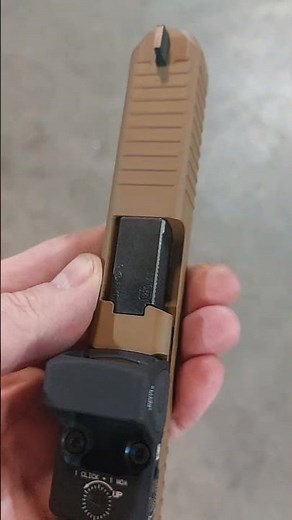 Glock 19x Slide RMR Cut Front Serrations