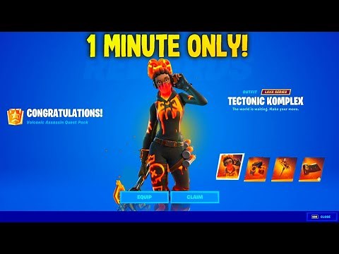How To COMPLETE ALL VOLCANIC ASSASIN QUESTS in Fortnite (Volcanic Ash-Sassin Pack)